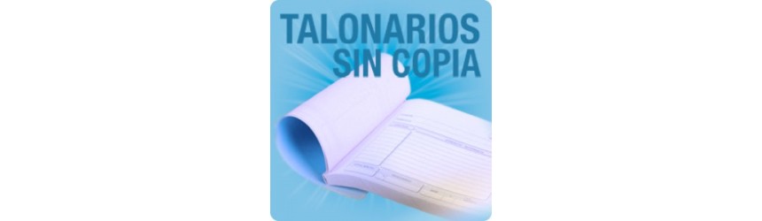 Talonarios sin Copia